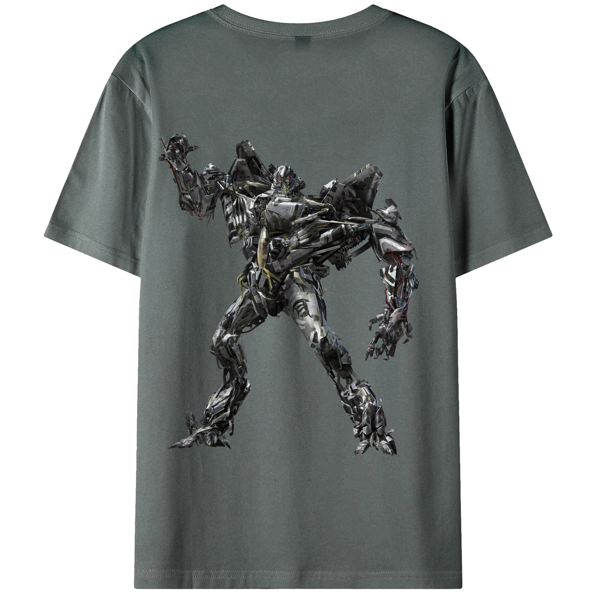 （画像用） Transformers トランスフォーマー 綿100％半袖Tシャツ（背面プリント）